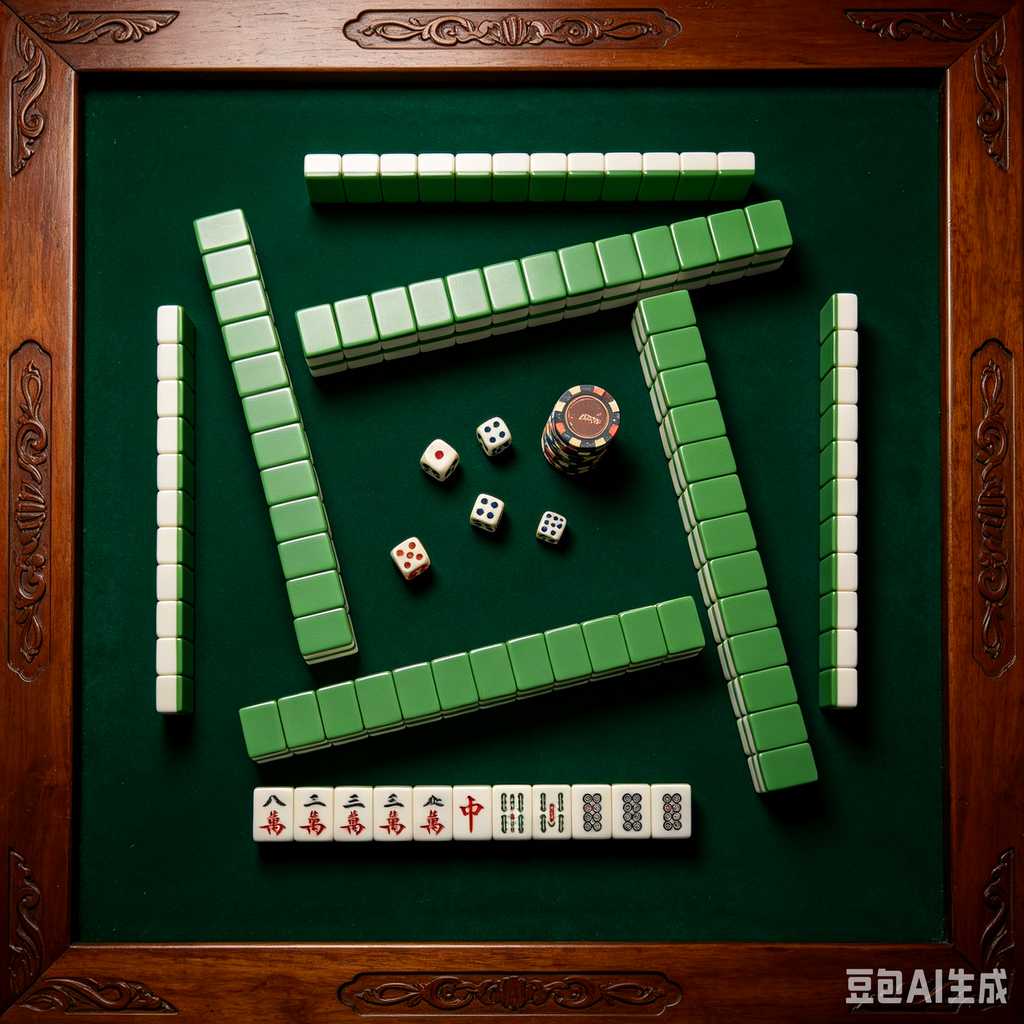 gradient blue mahjong tiles