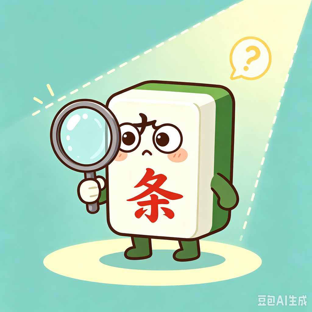 modern text mahjong tiles