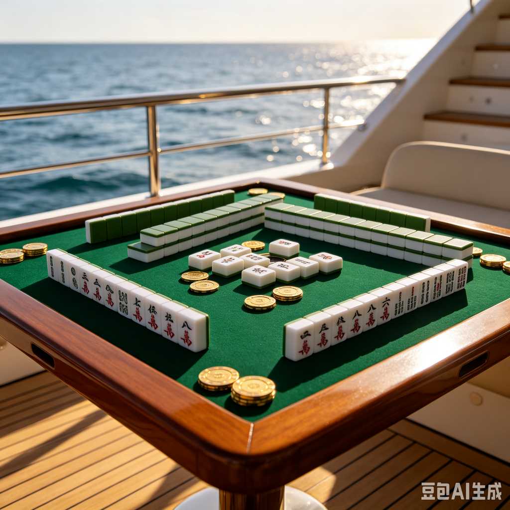 saturated color mahjong set print